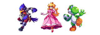 Illustration for article titled Estos dibujos nos hacen soñar con una versión de Smash Bros en pixel art